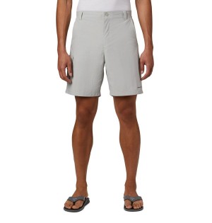 Columbia PFG Bahama Men's Shorts Grey | NTQDIB-273