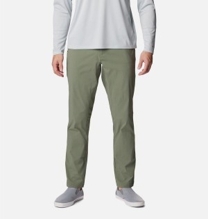 Columbia PFG Blood 'N Guts Stretch Men's Pants Green | DURZEJ-564