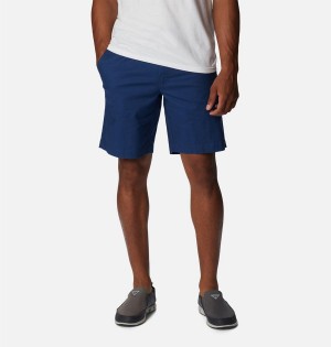 Columbia PFG Bonefish Men's Shorts Blue | ZCNIGS-970