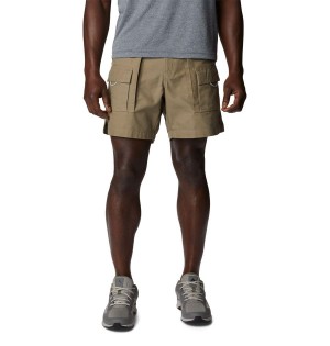 Columbia PFG Brewha II Men's Shorts Olive | WHGKOV-807