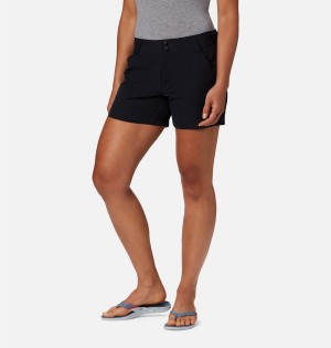 Columbia PFG Coral Point III Women's Shorts Black | HXNEAV-317