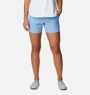 Columbia PFG Coral Point III Women's Shorts Blue | GAPBEC-958