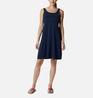 Columbia PFG Freezer III Women's Dress Navy | XEMUJI-490
