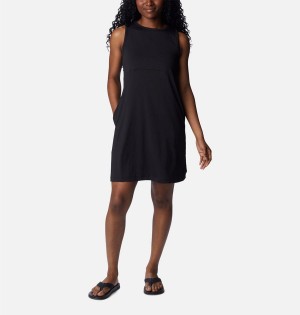 Columbia PFG Freezer Tank Women's Dress Black | XTGJHK-583
