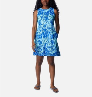 Columbia PFG Freezer Tank Women's Dress Blue | CBLJMI-329