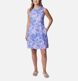 Columbia PFG Freezer Tank Women's Dress Purple | ZEYMIJ-357