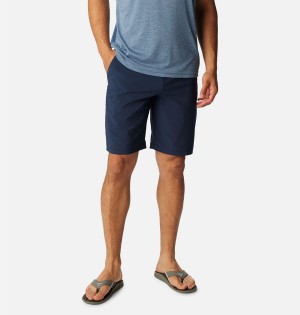 Columbia PFG Grander Marlin II Offshore Men's Shorts Navy | NTJLCS-238