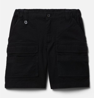 Columbia PFG Half Moon II Kids' Shorts Black | SPLEMF-492