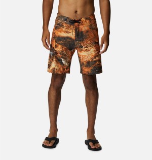 Columbia PFG Offshore II Board Men's Shorts Orange | XBIMFE-084