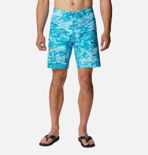 Columbia PFG Offshore II Board Men's Shorts Turquoise | LNQTOX-321