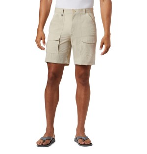 Columbia PFG Permit III Men's Shorts Khaki | KYENGC-241