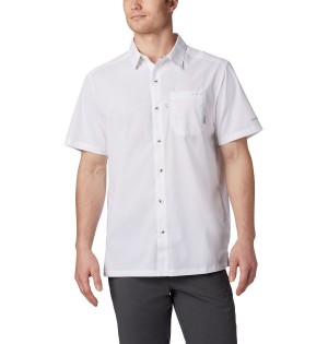 Columbia PFG Slack Tide Camp Men's Shirt White | ADWKXY-208