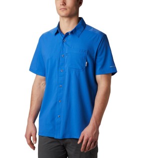 Columbia PFG Slack Tide Camp Men's Shirt Blue | KCSNFD-731