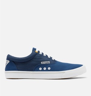 Columbia PFG Slack Tide Lace Men's Sneakers Blue | DQGLRO-138