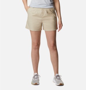 Columbia PFG Sun Drifter Chino Women's Shorts Khaki | AVENGZ-972