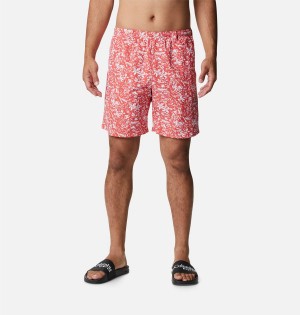 Columbia PFG Super Backcast Water Men's Shorts Pink | FANGZH-746