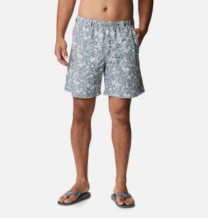 Columbia PFG Super Backcast Water Men's Shorts Grey | APVWUM-085