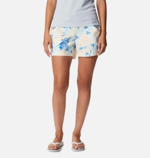 Columbia PFG Super Slack Water Stretch Water Women's Shorts Blue | ZOXKRD-152