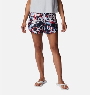 Columbia PFG Super Tamiami Pull-On Women's Shorts Navy | JUVRWK-641