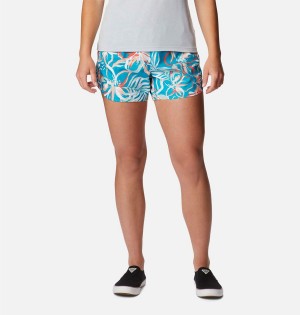 Columbia PFG Super Tamiami Pull-On Women's Shorts Turquoise | NAZBPE-813