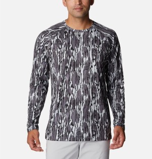Columbia PFG Super Terminal Tackle Long Sleeve Men's T-Shirt Grey | IKADCU-547