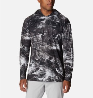 Columbia PFG Super Terminal Tackle Men's Hoodie Black | VXKWRH-615
