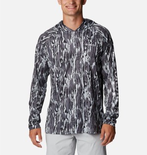Columbia PFG Super Terminal Tackle Men's Hoodie Grey | FBDINK-695