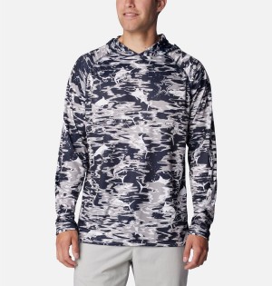 Columbia PFG Super Terminal Tackle - Dallas Cowboys Men's Hoodie Navy | YPGXBO-935