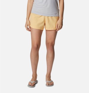 Columbia PFG Tamiami Pull-On Women's Shorts Yellow | HWEUMD-827