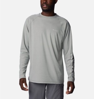 Columbia PFG Terminal Deflector Long Sleeve Men's T-Shirt Grey | VNRPLQ-185