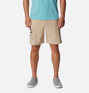 Columbia PFG Terminal Tackle Men's Shorts Khaki | VZPMEI-140