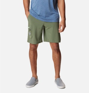Columbia PFG Terminal Tackle Men's Shorts Green | CRYMAQ-392