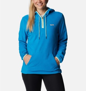 Columbia PFG Tidal Fleece Women's Hoodie Blue | DUJKFE-734