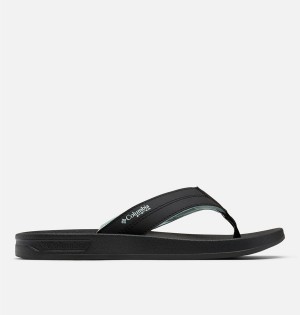 Columbia PFG Tidal Ray Flip Flop Women's Sandals Black | JDWCRZ-251