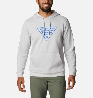 Columbia PFG Triangle II Men's Hoodie Grey | ZCENFA-047