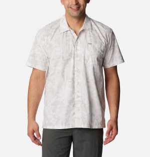 Columbia PFG Trollers Best Short Sleeve Men's Shirt Grey | JTHRPN-769