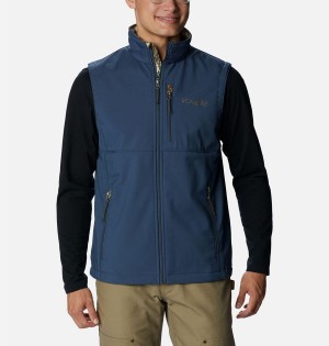 Columbia PHG Ascender Softshell Men's Vest Blue | THDFNR-852