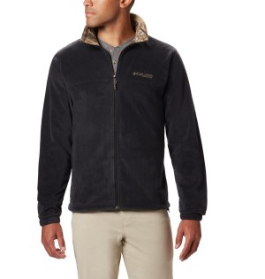 Columbia PHG Men's Fleece Jacket Black | JKYLVE-638