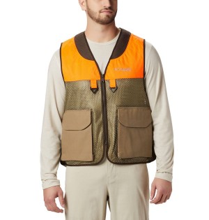 Columbia PHG Ptarmigan Bird Men's Vest Khaki | VLQWBT-178