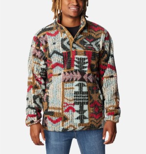 Columbia PHG Rugged Ridge II Sherpa Half Snap Men's Pullover Multicolor | AVMEPO-301