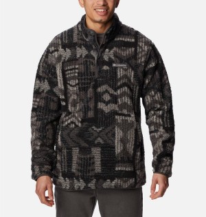 Columbia PHG Rugged Ridge II Sherpa Half Snap Men's Pullover Grey | BWPDFK-605