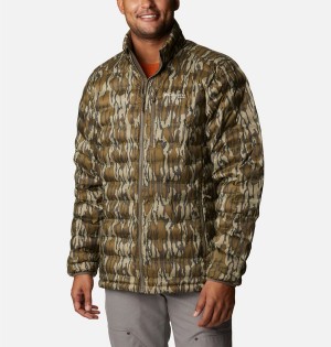 Columbia PHG Trophy Rack Omni Heat Heat Seal Puffer Insulated Men's Puffer Jacket Brown | SRPLHX-805