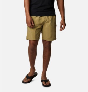 Columbia Palmerston Peak Sport Men's Shorts Khaki | DIHRSJ-731