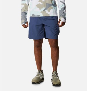 Columbia Palmerston Peak Sport Men's Shorts Blue | DKYVHU-893