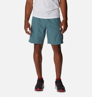 Columbia Palmerston Peak Sport Men's Shorts Blue | VEBYUG-685