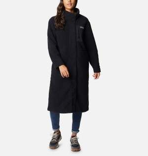 Columbia Panorama Full Length Women's Fleece Jacket Black | AWCJSB-715