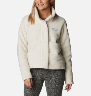 Columbia Panorama Snap Women's Fleece Jacket White | NALTYH-406
