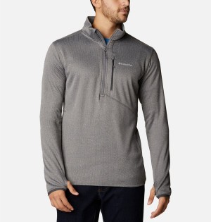 Columbia Park View Fleece Half Zip Men's Pullover Grey | XJHCDM-276