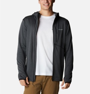 Columbia Park View Full Zip Hoodie Men's Fleece Jacket Black | EUIDJL-147
