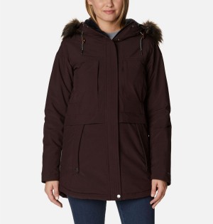 Columbia Payton Pass Insulated Women's Coats Brown | GBPULF-794